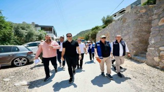 Başkan Mandalinci, saha ziyaretlerini sürdürüyor