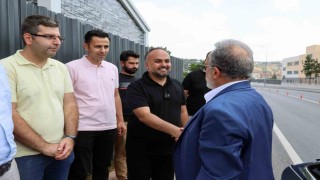 Başkan Yalçından Kalpaklıoğlu ailesine teşekkür