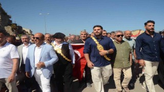 Başpehlivan Erkan Taşa memleketi Sinopta görkemli karşılama