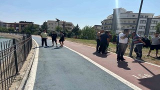 Batmanda selfie çekerken sulama kanalına düştü, vatandaşlar kurtardı