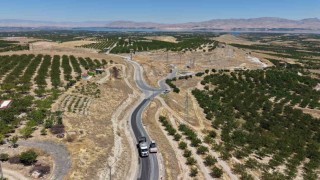 Battalgazide asfalt çalışmaları sürüyor