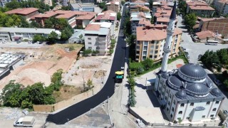 Battalgazide asfalt mesaisi aralıksız sürüyor