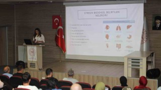 Bayburt İl Sağlık Müdürlüğünden personele stres yönetimi eğitimi