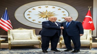 Beyaz Saray, Trump ile Cumhurbaşkanı Erdoğanın fotoğrafını paylaştı