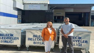 Bilecike son 1,5 yıldır bin 52 adet çöp konteyneri alındı