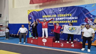 Bilecikli minik tekvandocular Türkiye finallerine damga vurdu