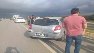 Bilecikte otomobil bariyere çarptı: 1 yaralı