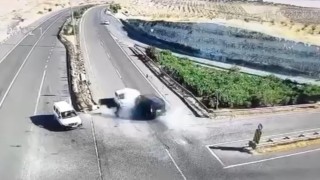 Birecikte 3 kişinin öldüğü kazanın görüntüleri ortaya çıktı