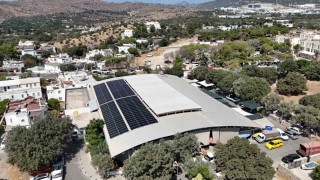 Bodrum Belediyesi, güneşten 106 bin 500 kwh temiz enerji üretti