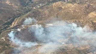 Bodrumda makilik yangını devam ediyor