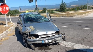 Boluda otomobil takla attı: 5 yaralı