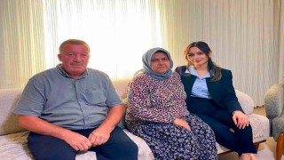Boluda şehit ailesine ziyaret: Yeni kaymakamdan vefa örneği