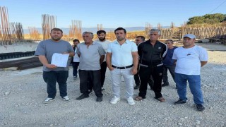 Bolu'da üniversite inşaatında maaşlarını alamayan işçiler 2 haftada 4 kez vince çıktı: 20 gündür yemek ve su yok