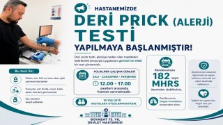 Boyabat'ta modern alerji tanı hizmeti hayata geçti