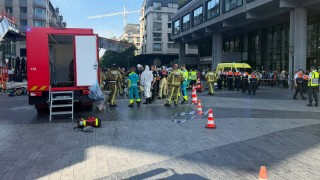 Brükselde 15 katlı binada yangın: 2 ölü, 4 kayıp