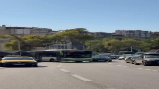 Bursada düğün konvoyunun önünü bu sefer otobüs kesti
