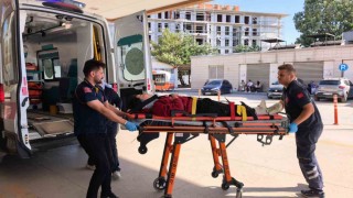 Bursada kontrolden çıkan motosiklet dere yatağına uçtu: 1 yaralı