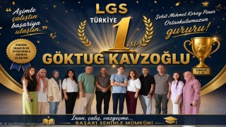 Bursada LGS gururu: 500 tam puan alan Göktuğ Kavzoğlu Türkiye birincisi oldu