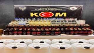 Bursada sahte içki operasyonu: 370 şişe sahte içki ve 600 litre etil alkol ele geçirildi