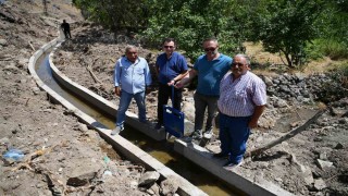 Büyükşehirden Yeşilhisarda 7 milyon TLlik çevreci sulama kanalı projesi