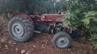 Çalınan traktör 13 gün sonra zeytinlikte bulundu