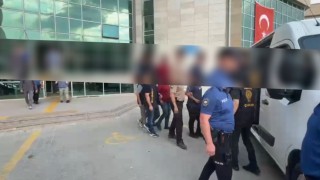 Çankırıda polis aranan şahıslara geçit vermedi: 7 tutuklama
