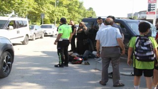 Çarşambada otomobille motosiklet çarpıştı: 1 yaralı