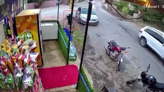 Çocuğun 3 metrelik kuyuya düştüğü korku dolu anlar kamerada