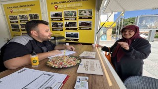 Çorum Belediyesi Çözüm Merkezi Noktası Saat Kulesi önünde kuruldu