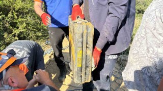 Çorum'da bir kişinin kaybolduğu mağaranın içi görüntülendi