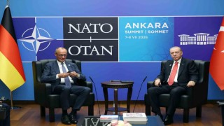Cumhurbaşkanı Erdoğan, Almanya Başbakanı Merz ile bir araya geldi