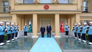 Cumhurbaşkanı Erdoğan, Pakistan Başbakanı Şerifi resmi törenle karşıladı