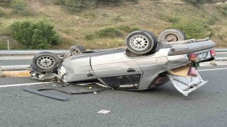 D100de 3 araçlı trafik kazası: 1 ağır yaralı
