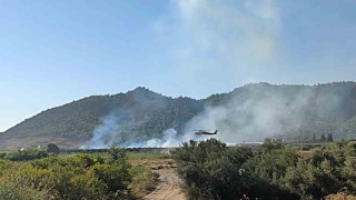 Dalamanda tarım alanındaki yangın kısa sürede söndürüldü