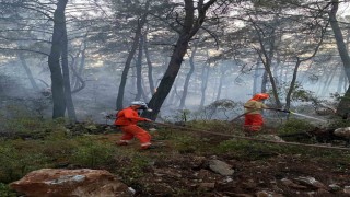 Datça MAG AME ekipleri Göcekteki orman yangınına destek verdi