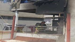 Defnede ev yangını yaşandı