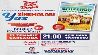 Denizli Büyükşehirin Yaz Sinemaları, usta yönetmen ve ünlü oyuncuyu ağırlıyor