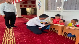 Dicle Kaymakamı Atış, Kuran kursu öğrencileriyle bir araya geldi