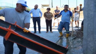 Didim Belediyesinin yeni beton mikseri görev başında