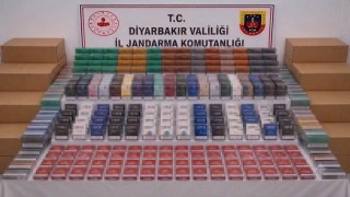 Diyarbakır'da çok sayıda gümrük kaçağı ürün ele geçirildi