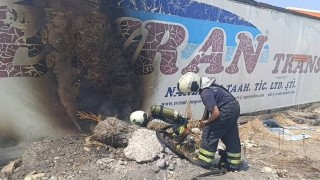 Dörtyolda iş yerinde çıkan yangın kontrol altına alındı