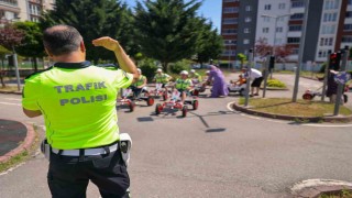 Down sendromlu çocuklara uygulamalı trafik eğitimi