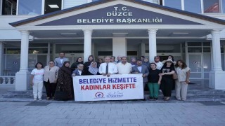 Düzce Belediyesinden kadınlara proje gezisi