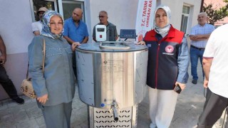 Düzcede 45 üreticiye süt soğutma tankı desteği
