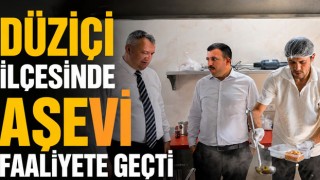 Düziçi İlçesinde Aşevi Faaliyete Geçti