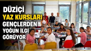 Düziçi Yaz Kursları Gençlerden Yoğun İlgi Görüyor