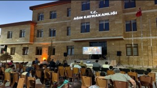 Elazığda açık hava sineması etkinliği