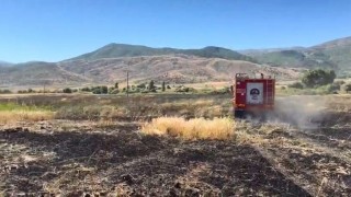 Elazığda arazi yangını