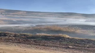 Elazığda arazi yangını