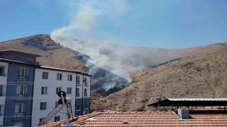 Elazığ'da dağlık alanda yangın